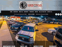 Tablet Screenshot of montanamotormall.com
